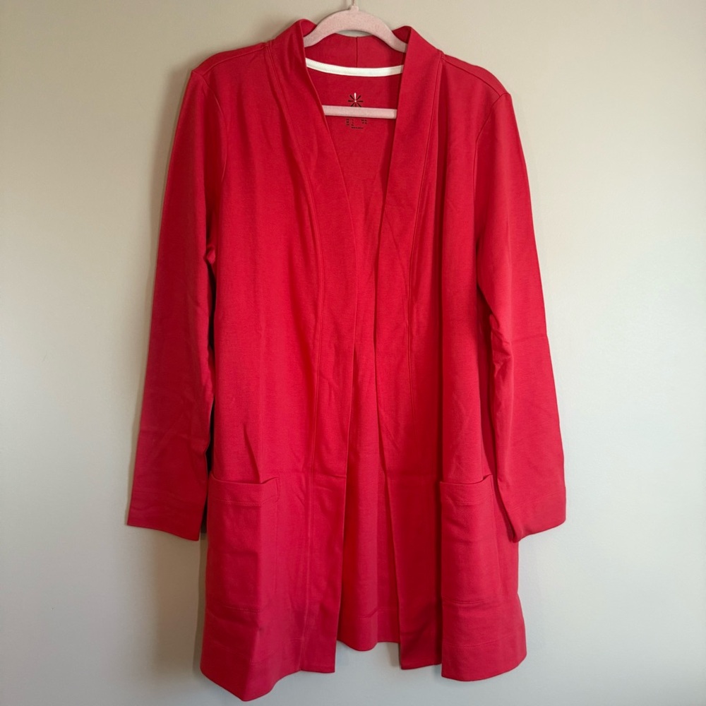 IZAACMIZRAHI LIVE Vibrant Red Cardigan